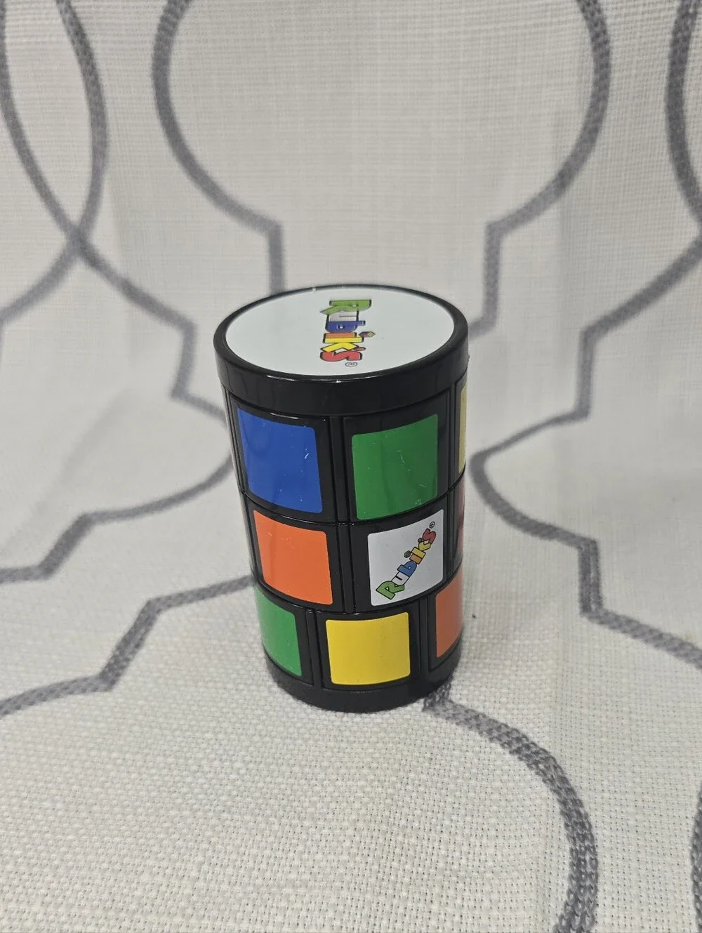 McDonalds Rubik's Cube Cylinder Puzzle Toy From Happy Meal 2020 Rare